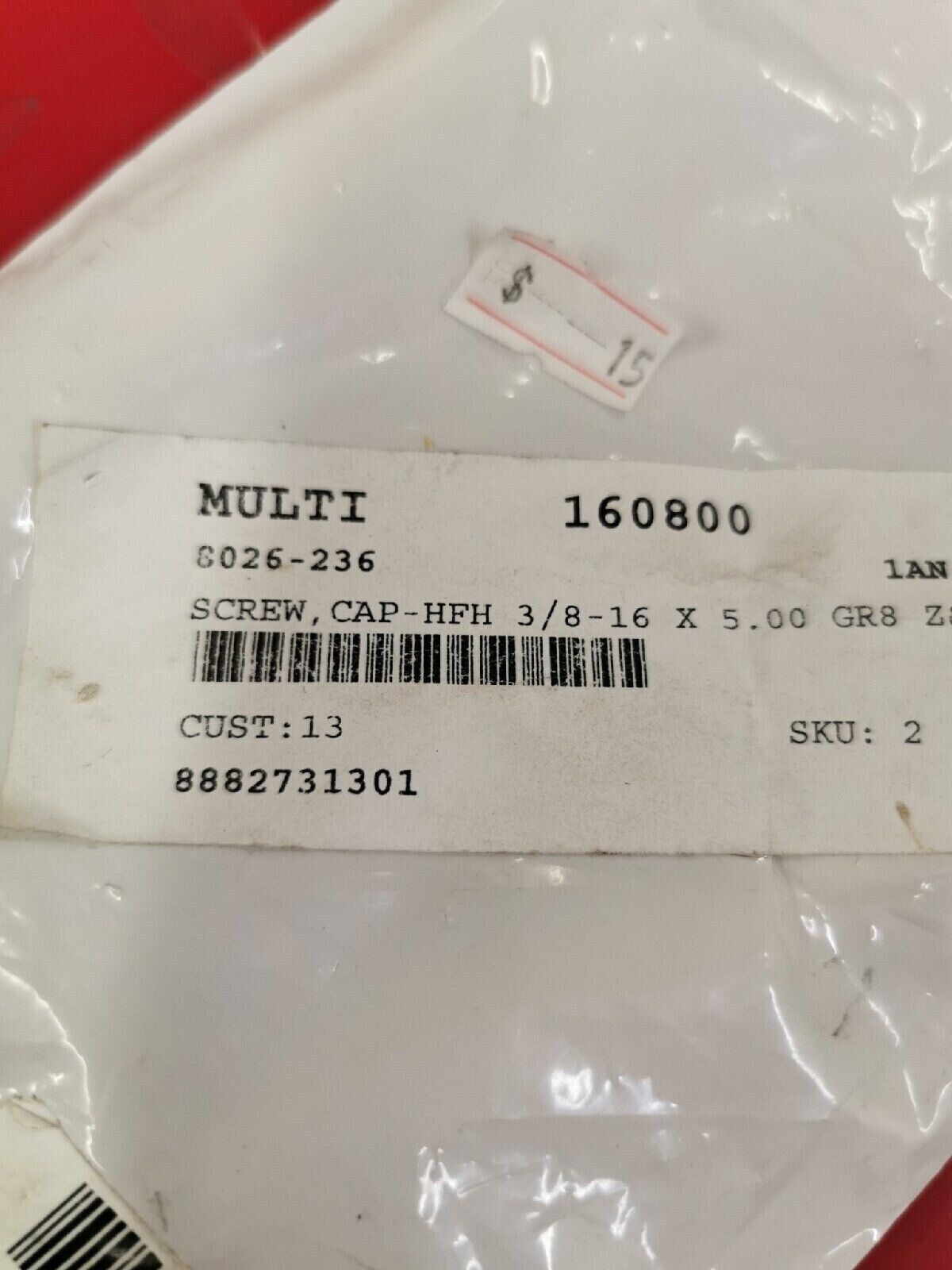 NOS Arctic Cat  SCREW CAP  8026-236  A3