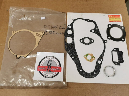 NOS SUZUKI DS125CNT TS125CNTX GASKET KIT INCOMPLETE SET 11400-48811 J49