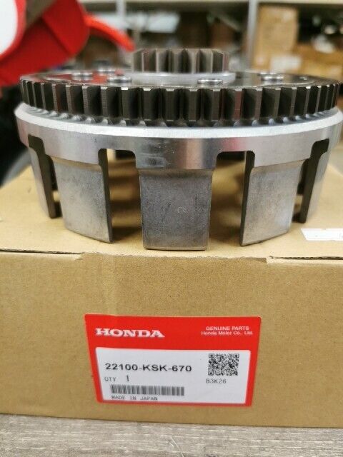 NOS HONDA CR250R 1992 - 2007 CLUTCH OUTER 22100-KSK-670 H88