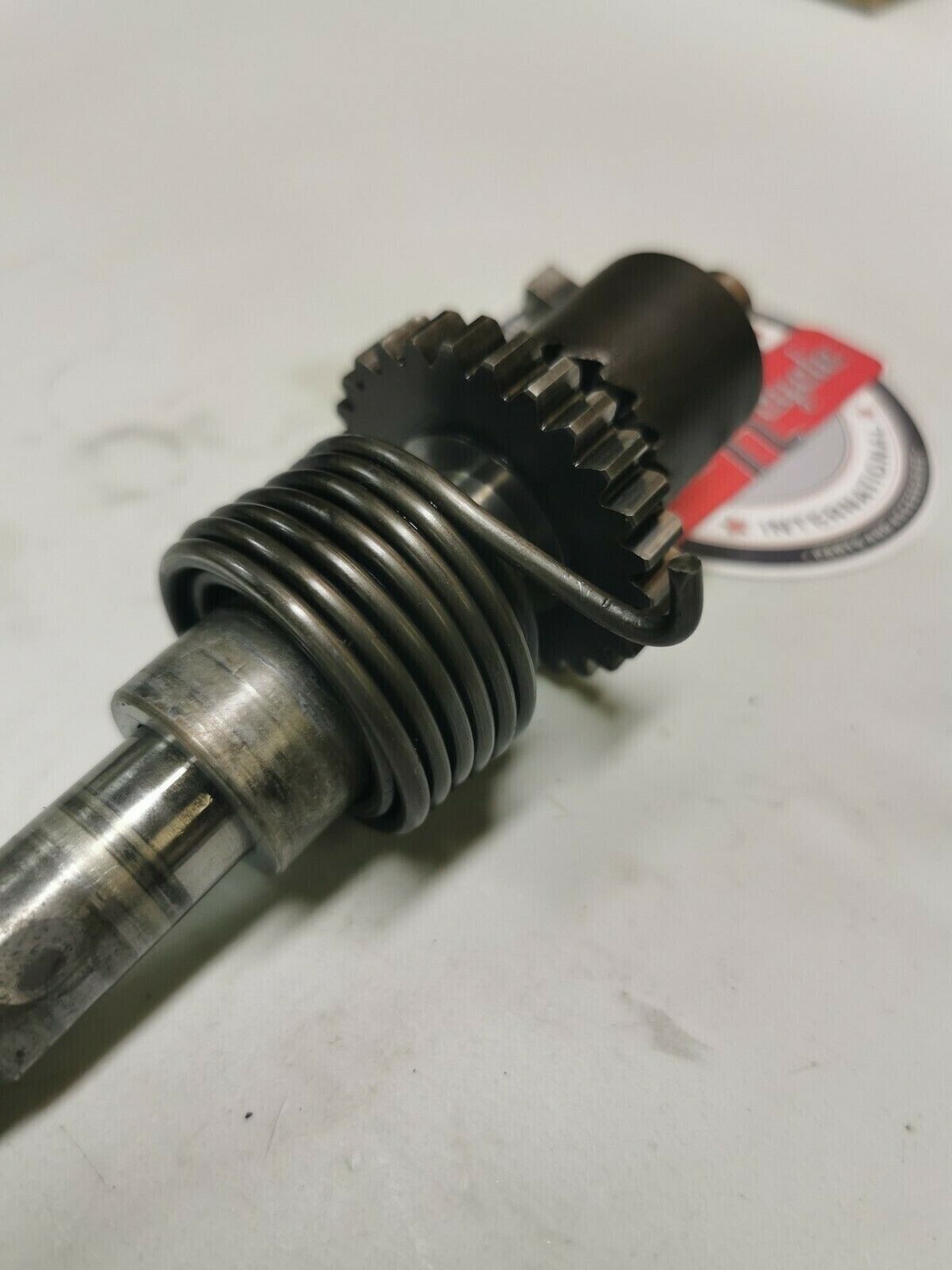 Honda XL100S 1981 kickstarter kick starter spindle shaft gear spring
