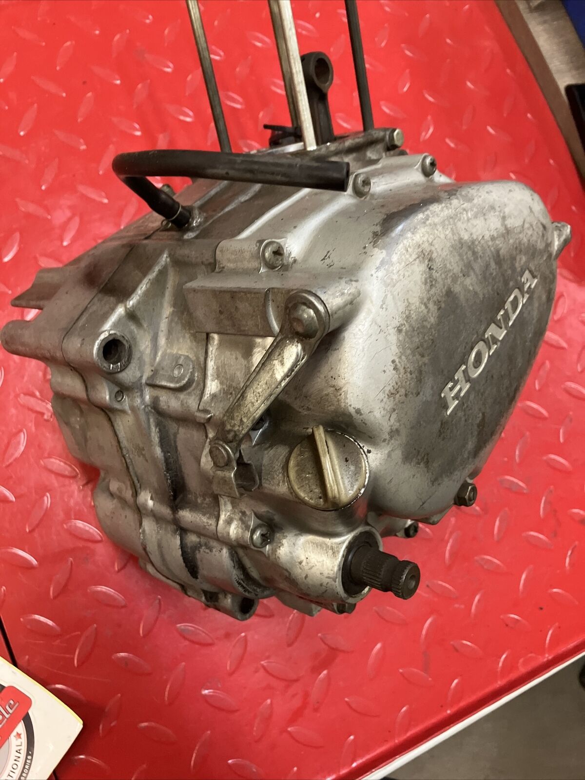 Honda XL100 1975 engine motor bottom end crankcase crankshaft transmission