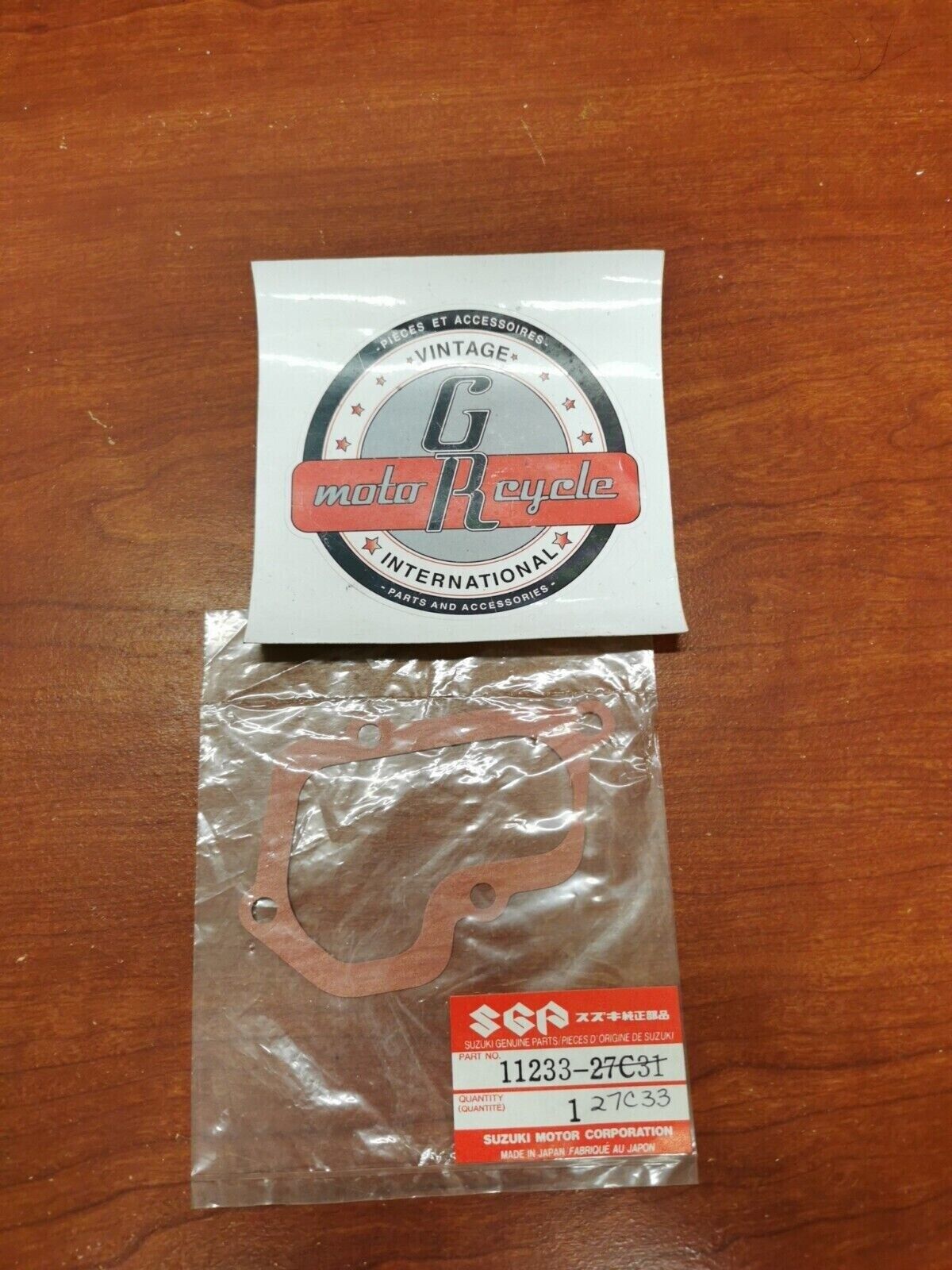NOS Suzuki RM125 K L M CYLINDER COVER GASKET 11233-27C31 S16