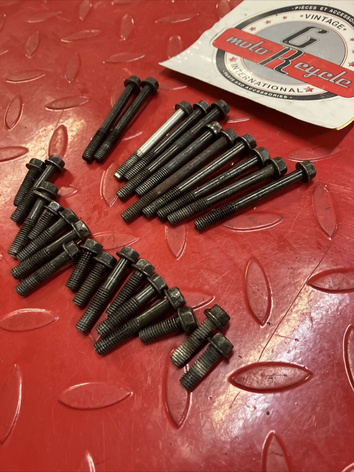 Honda CR80R 1990 engine motor crankcase cover bolt hardware