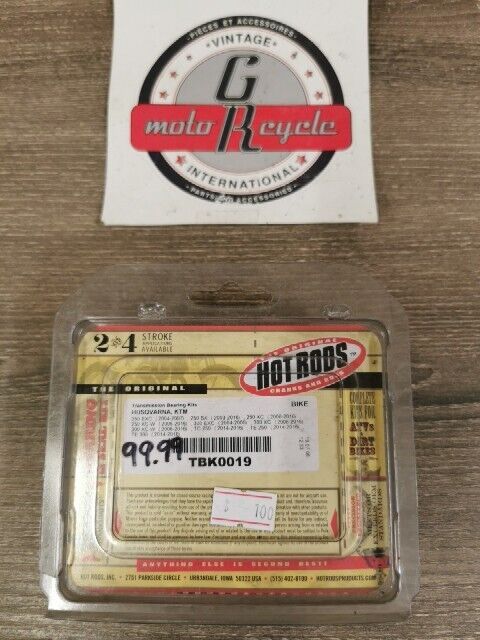 NOS HOT RODS HUSQVARNA KTM EXC250 TRANSMISSION BEARING KIT TBK0019 J54