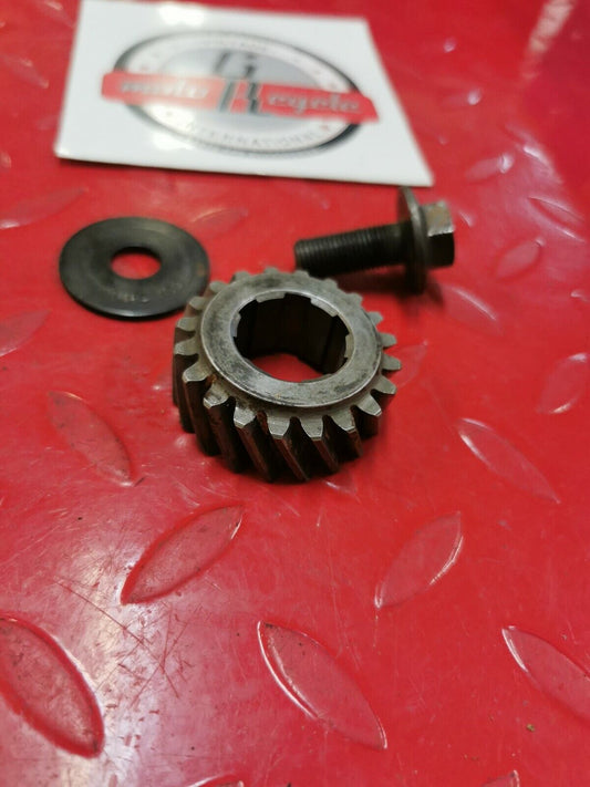 Honda MT250 1975 crankshaft primary drive gear 1974 1976