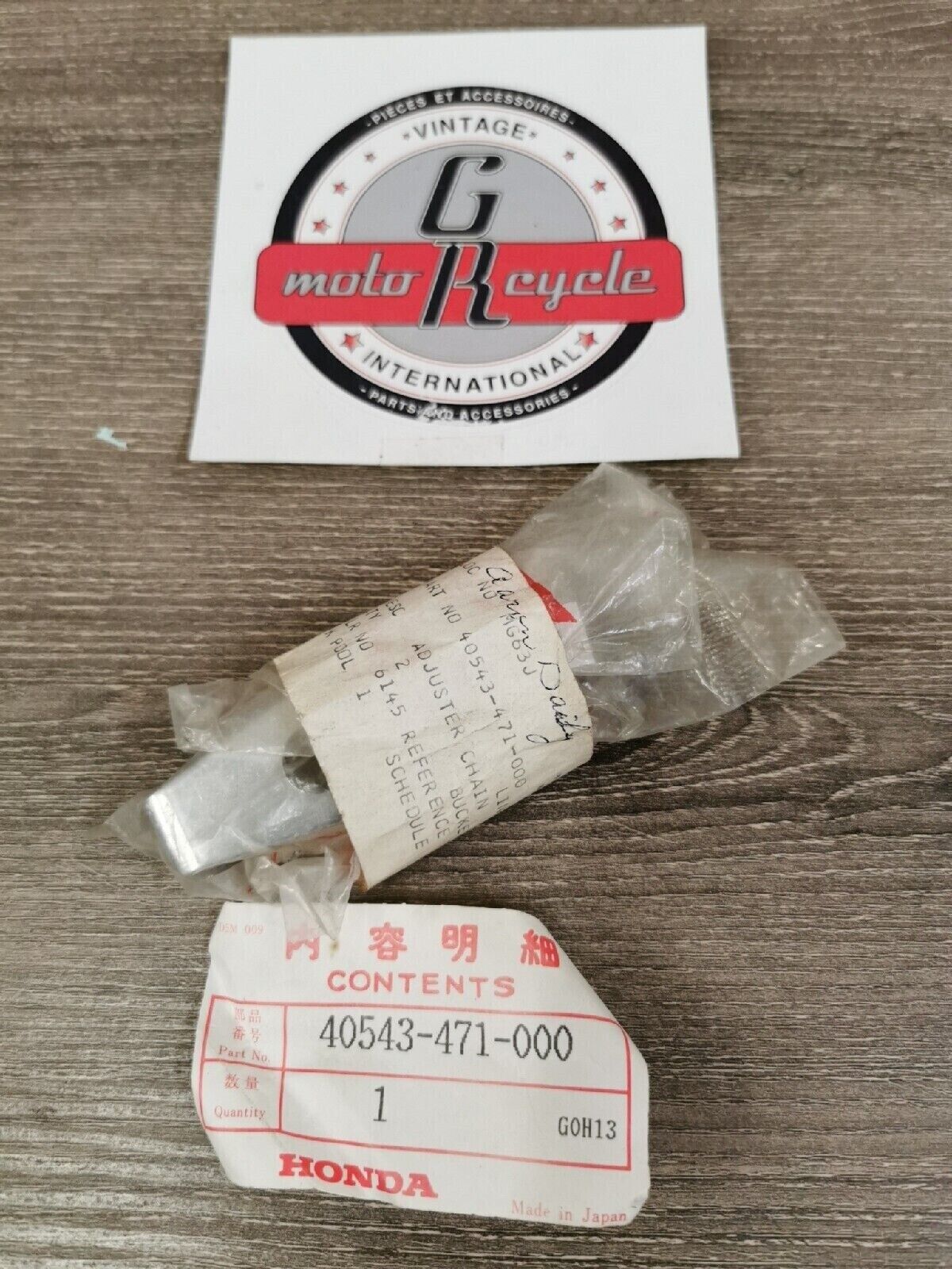 NOS HONDA CB400 CB350 CB360T 1976 - 1982 ADJUSTER DRIVE CHAIN 40543-471-000 H46