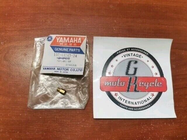 NOS Yamaha RD250 RD350 RD400 MAIN JET 137-14143-24-00 SUB 137-14143-24-A0 Y144