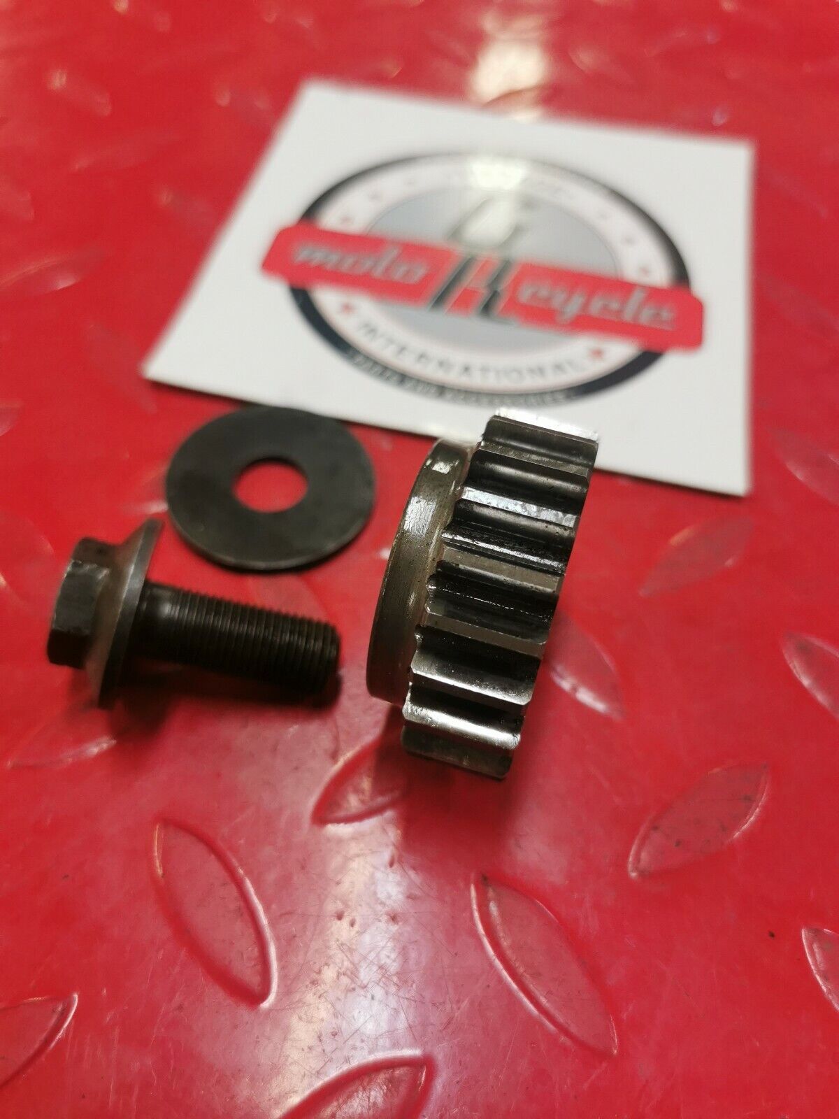 Honda CR250M 1976 crankshaft primary drive gear CR250M 1975 1974 1973