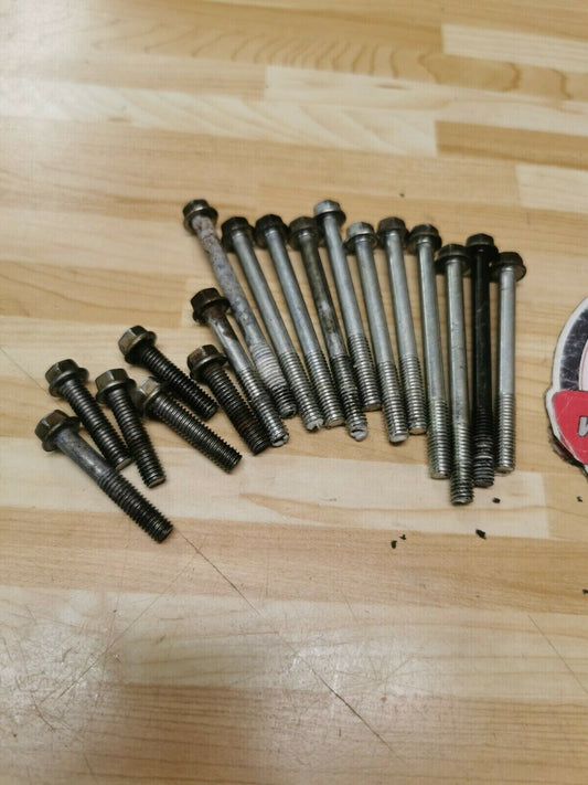 Kawasaki KX250F 2005 crankcase crankcase inner clutch cover hardware bolt