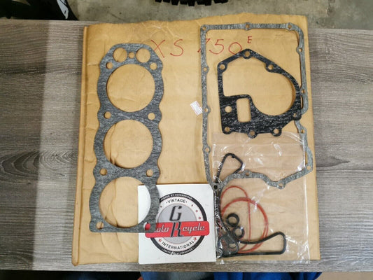 NOS YAMAHA XS750E  INCOMPLETE GASKET KIT SET  J47