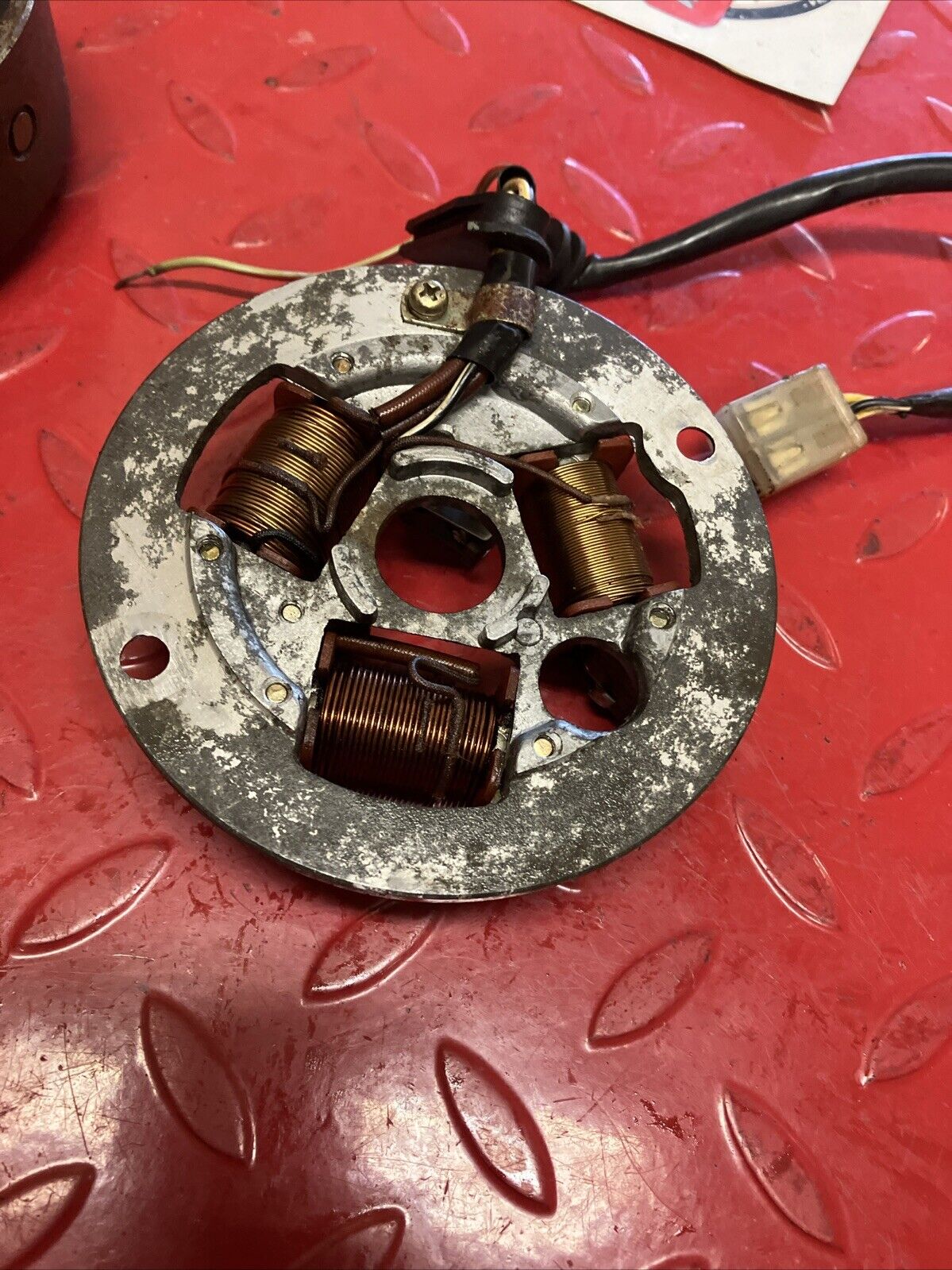 Honda MT125 1975 stator flywheel assy rotor magneto alternator 1974 1976
