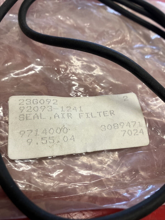 NOS KAWASAKI AIRBOX AIR FILTER SEAL 92093-1241 K12