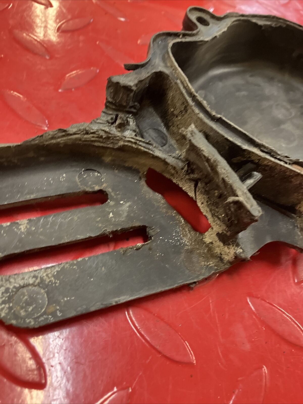 Honda CR80R 1990 Left side crankcase cover stator chain guard 1983 - 1995