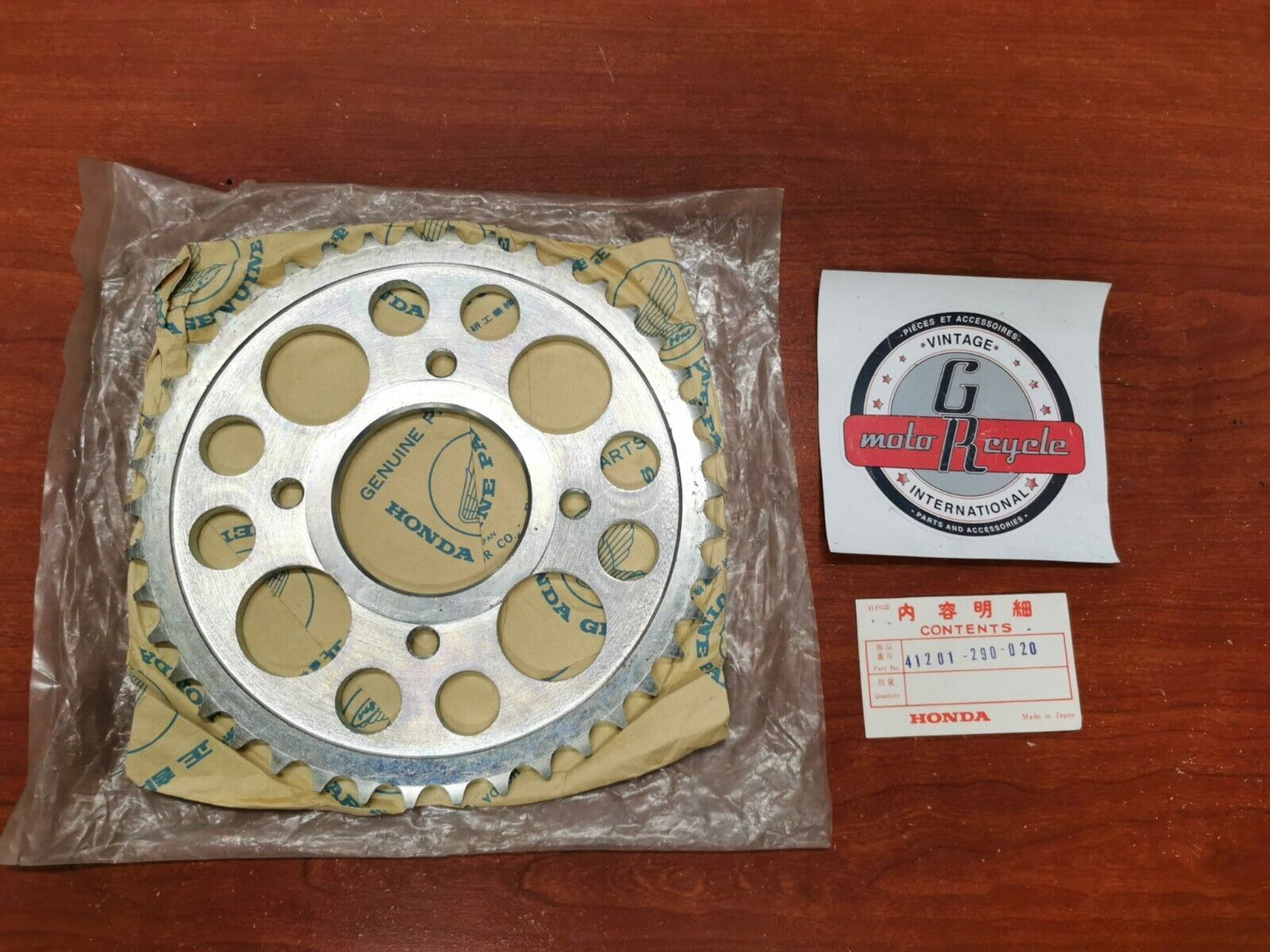 NOS Honda CL250/K2 REAR SPROCKET 42T 41201-290-020 SUB. 41200-349-000 H65