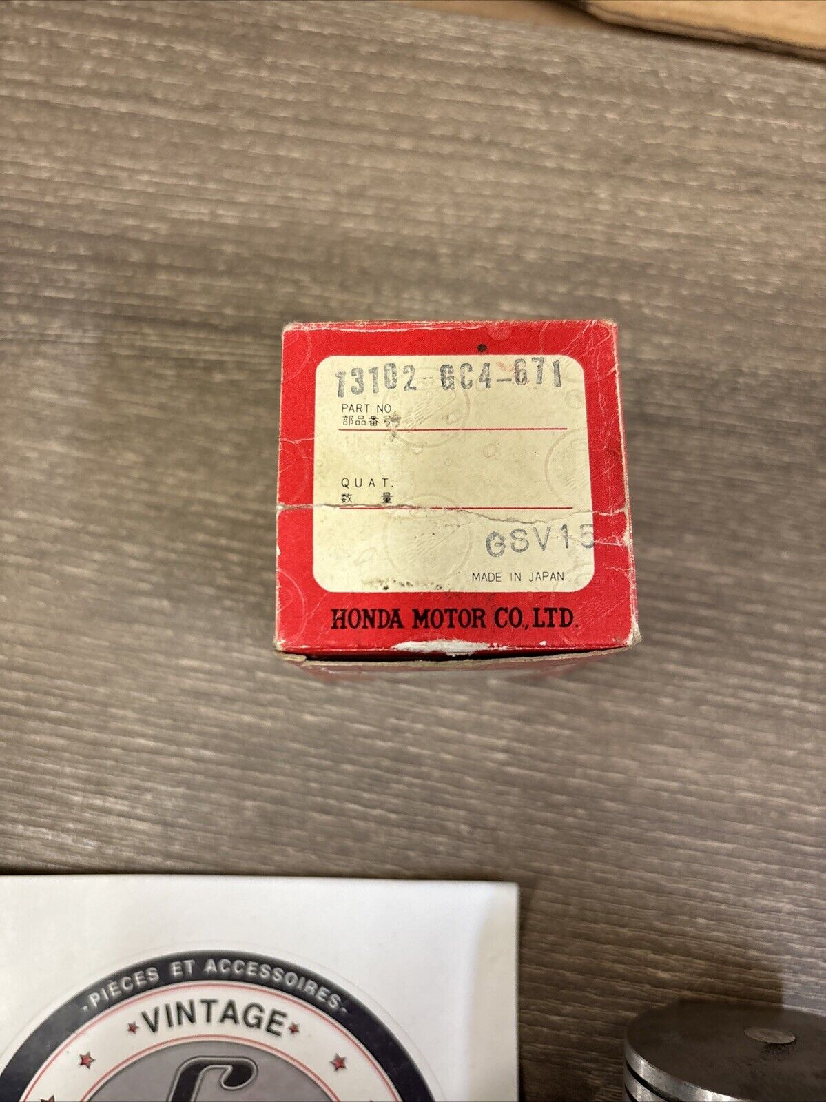 NOS Honda 1985 CR80R PISTON O/S 0.25 13102-GC4-671 H137