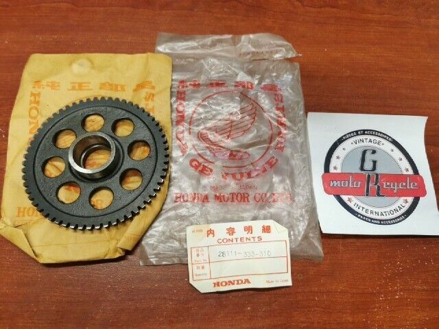 NOS Honda CB350F CB400F STARTER DRIVEN GEAR 28111-333-310 H98