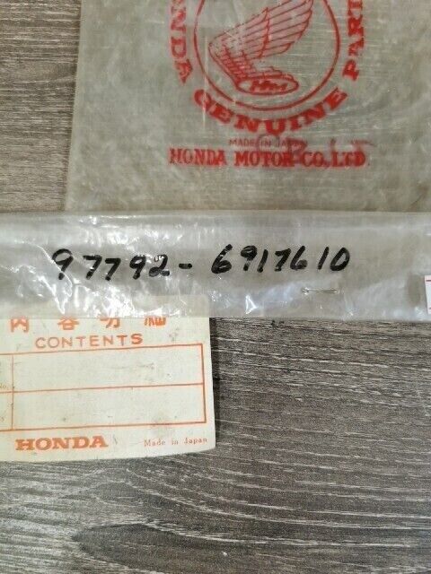 NOS HONDA XL175 1973 - 1978 SPOKE BS 8X168 97792-69176-10 H87