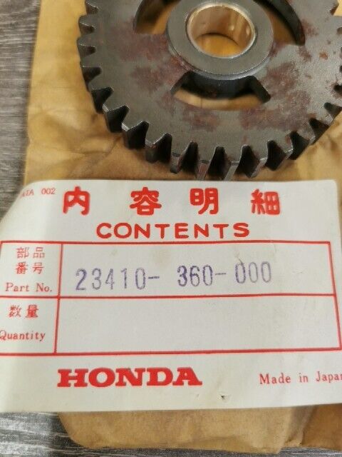 NOS HONDA CM125 1974 1975 GEAR COUNTERSHAFT LOW 32T 23410-360-000 H92