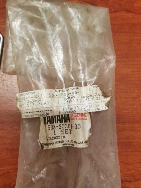 NOS Yamaha TY50 REAR SPOKE KIT INCOMPLETE 538-25304-00-00 SUB 538-25304-10- Y140