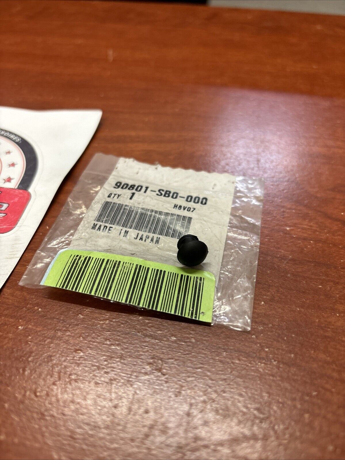 NOS Honda ACCORD PRELUDE TRX500FA CHANGE REINFORCEMENT PLUG 90801-SB0-000 H155