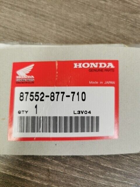 NOS HONDA EB3500X PLATE CAUTION 87552-877-710 H72