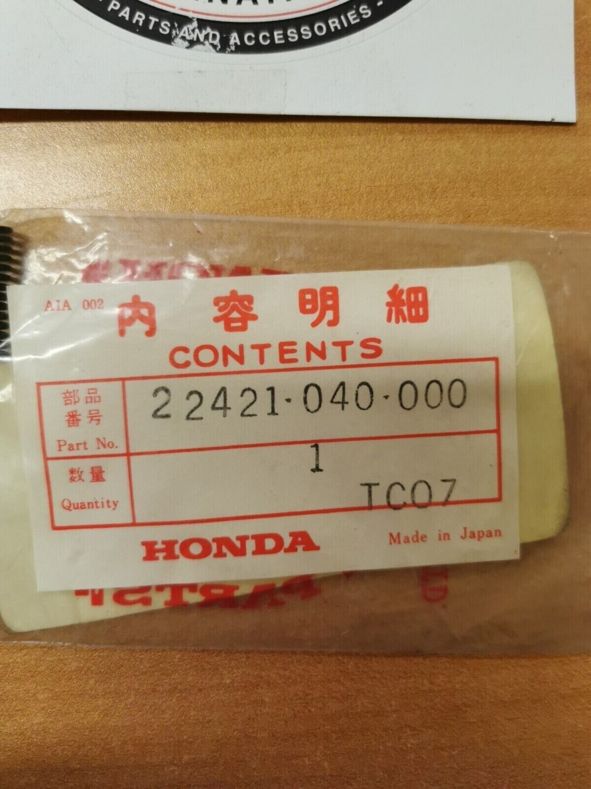 NOS Honda XR70 CRF70 QA50 CT70 Z50 CRF50 CLUTCH SPRING 22421-040-000 H26