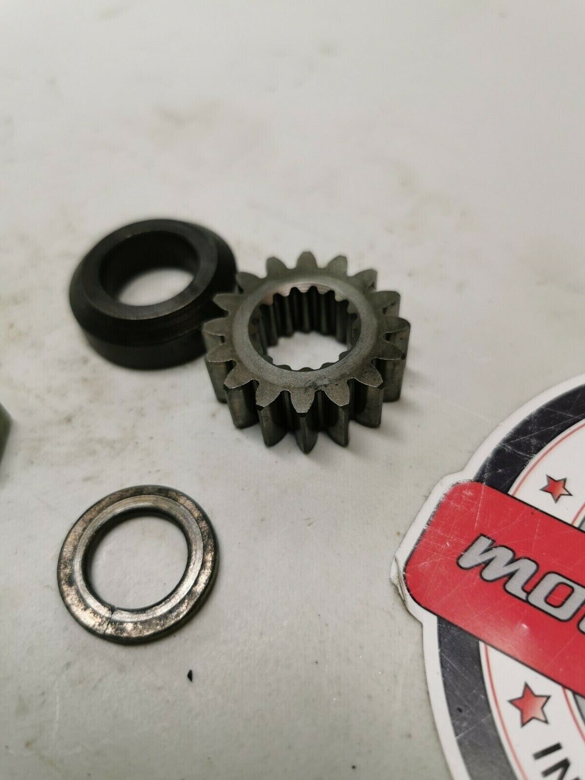 Honda XR100 1984 primary drive gear nut washer