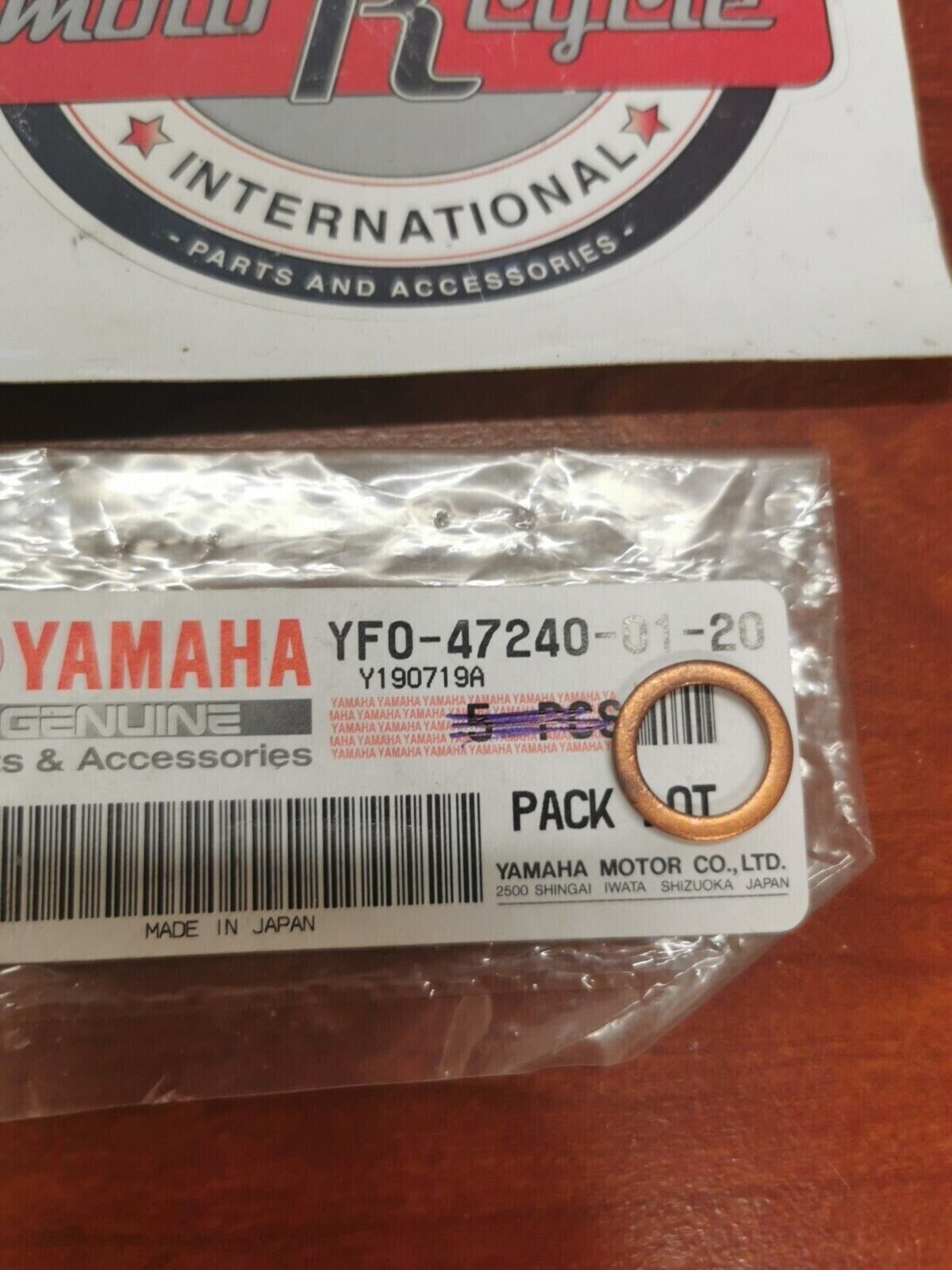 NOS Yamaha EF2500 YP30 YP20 EF3800 YG450 GASKET YF0-47240-01-20 Y82