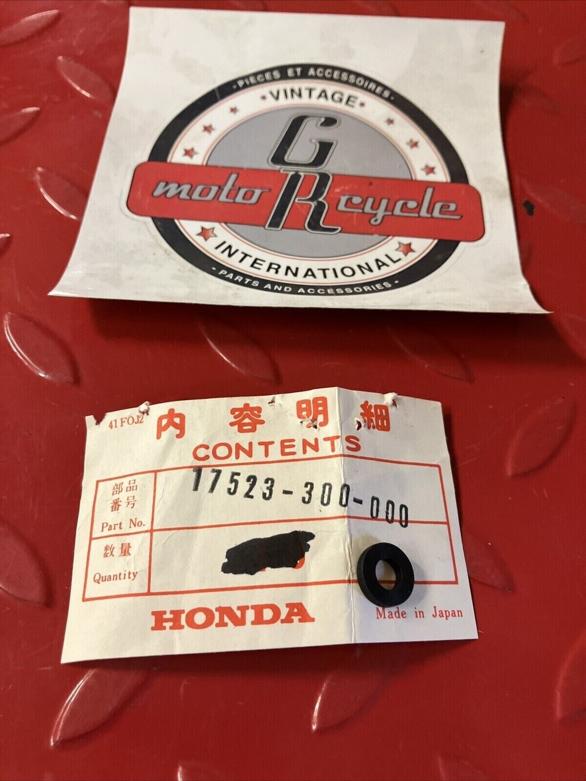 NOS HONDA CB750 CB450 CB350 CL SL FUEL TANK CAP RUBBER WASHER 17523-300-000 H24