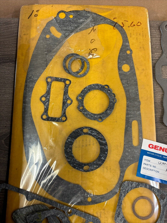 NOS GENU-LINE XS2 GASKET KIT INCOMPLETE 12-204 J63