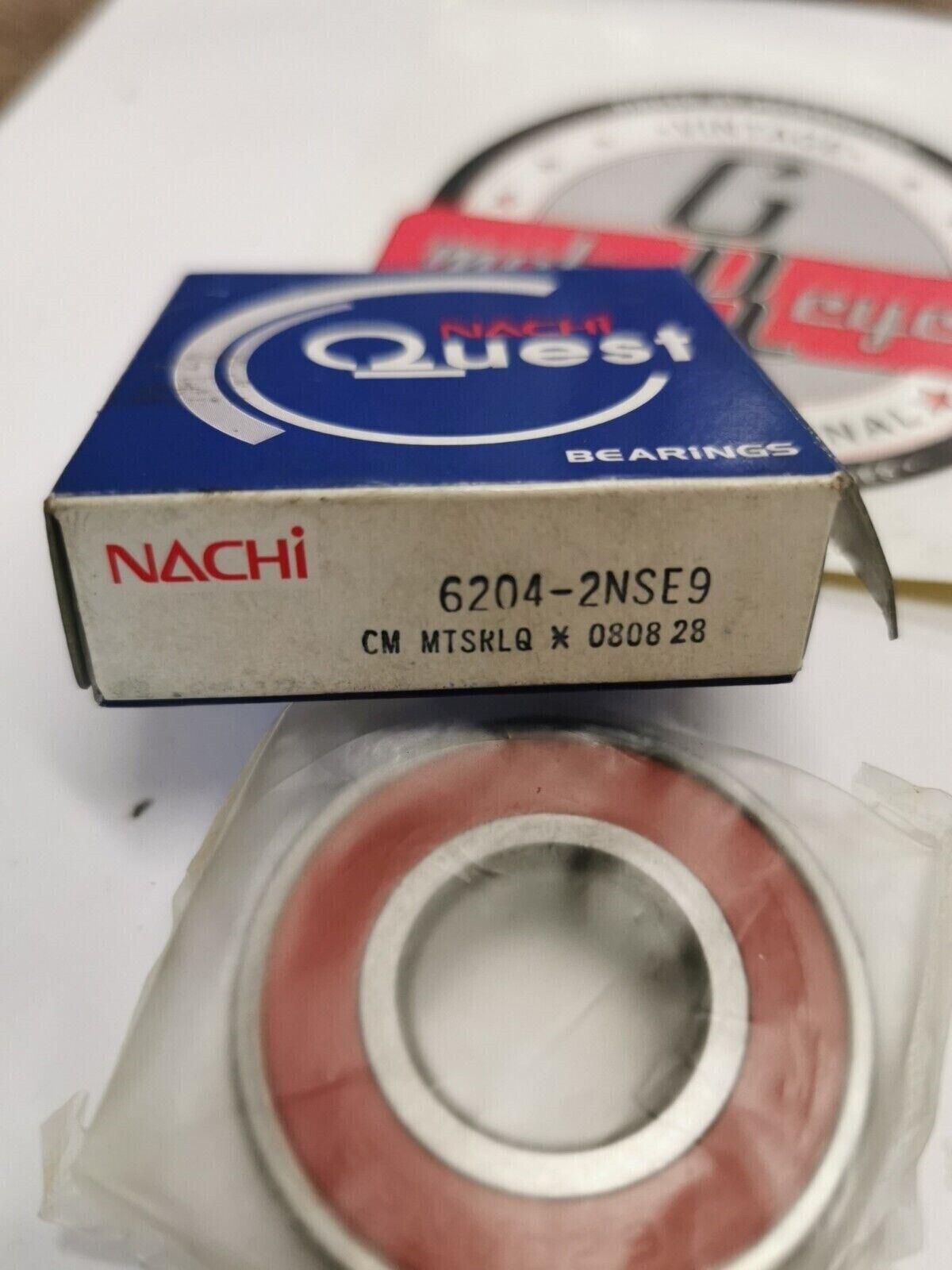NOS NACHI Brand Sealed Ball Bearings 6204-2NSE9  J18
