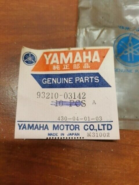 NOS Yamaha TX650 TX750 XS1 XS2 XS250 XS360 XS500 O-RING 93210-03142-00 Y131