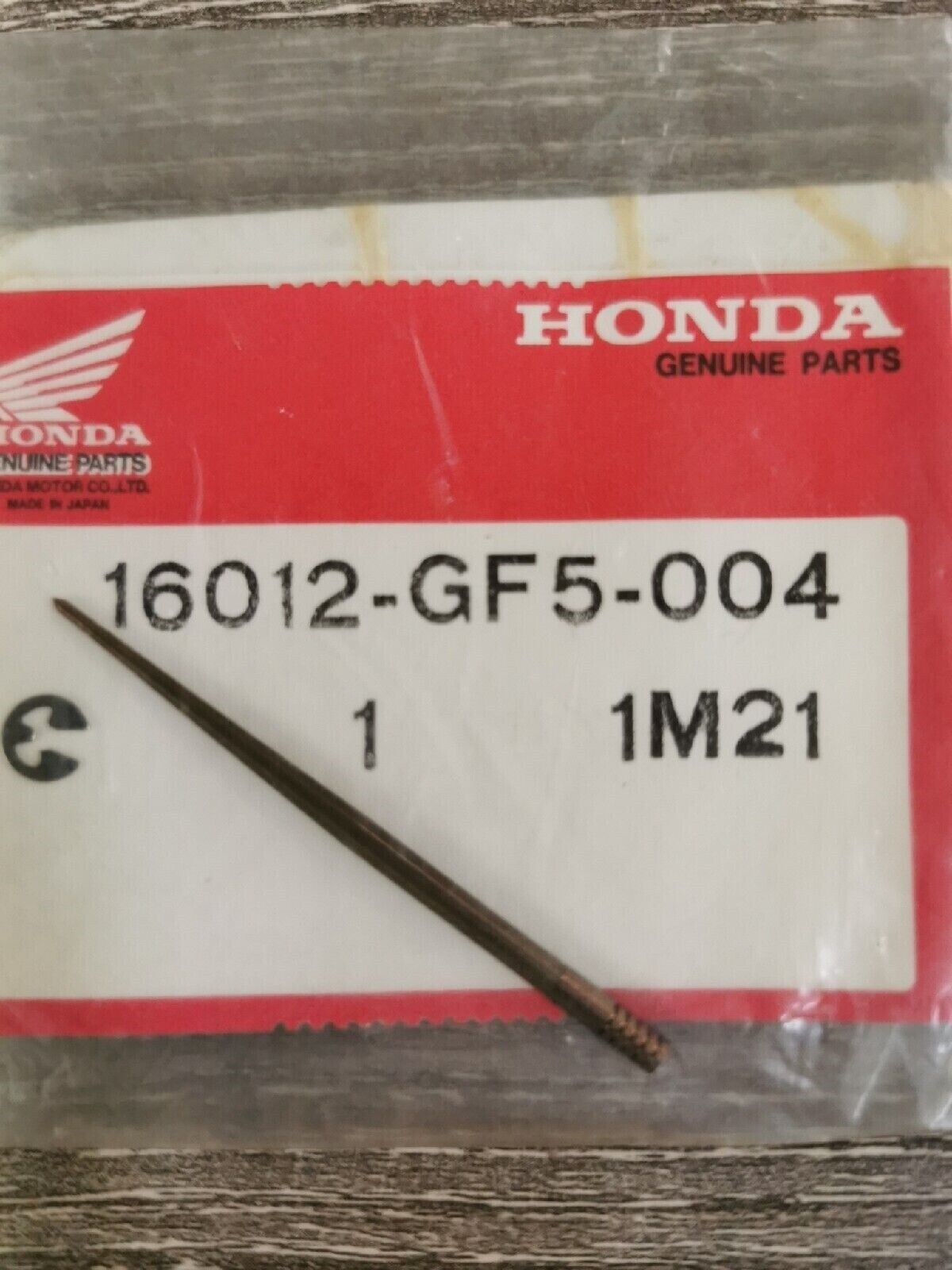 NOS HONDA CR60R 1984 NEEDLE SET JET 16012-GF5-004 H44