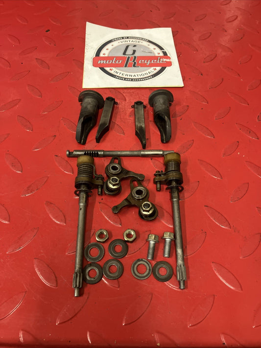 Honda CR250R 1991 Cylinder exhaust power valve assy rack shaft pinion 1989 1990