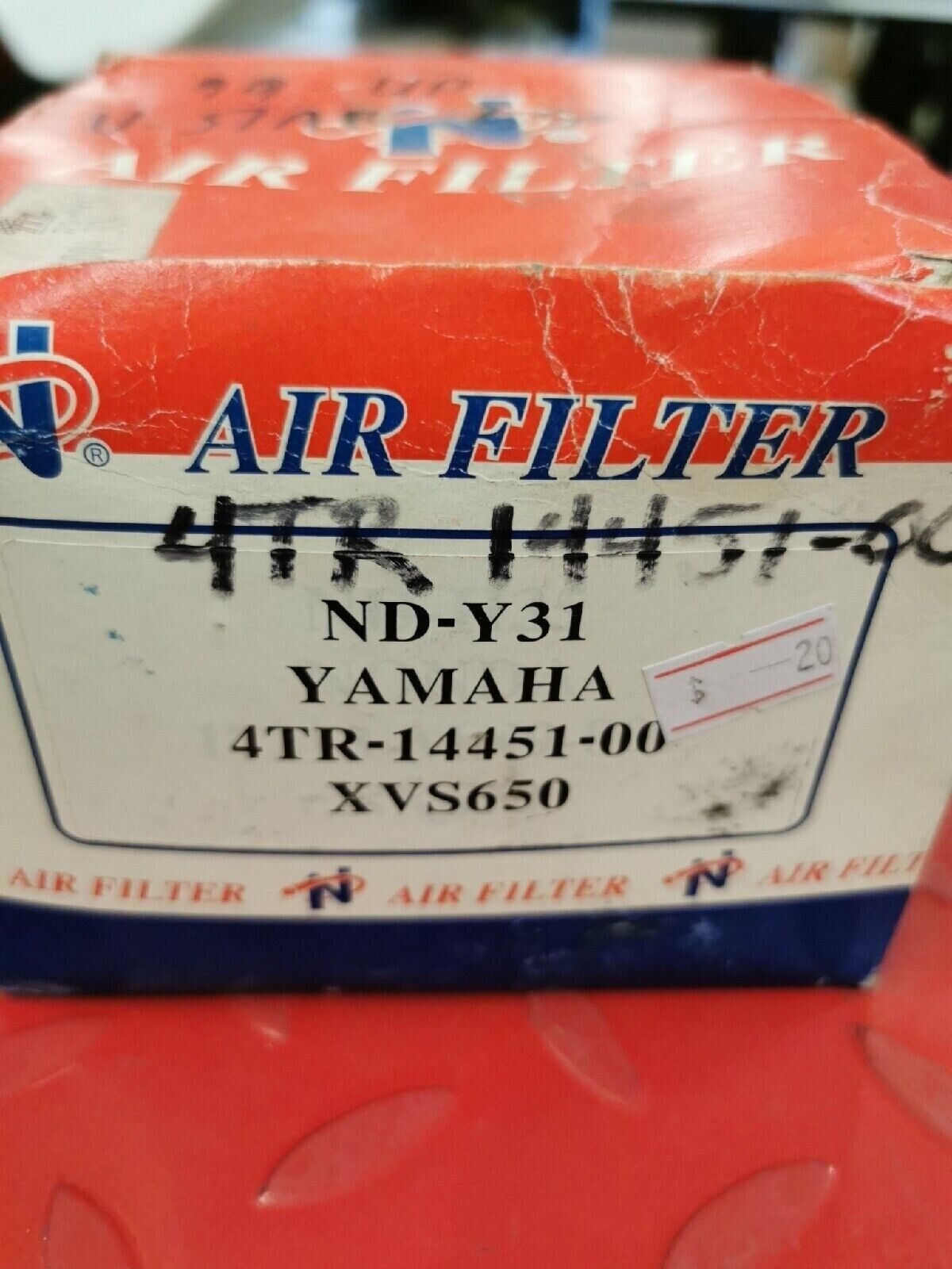 NOS YAMAHA  XVS650 1998 -  2016 Air Cleaner Intake Filter   4TR-14451-00-00 J9