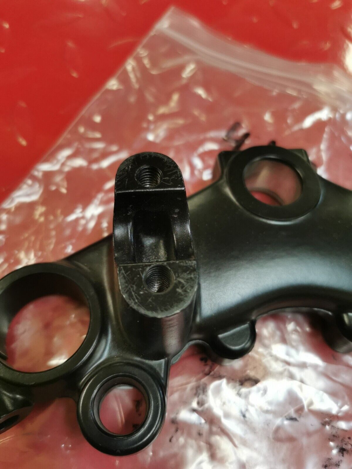 NOS Yamaha 1982 RD350 1981 RD250 TRIPLE CLAMP CROWN HANDLE 4L0-23435-00-98 Y11