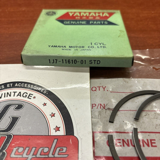 NOS Yamaha PISTON RING STD 1J7-11610-01 SUB 1J7-11610-02-00 1J7-11610-03-00 Y174