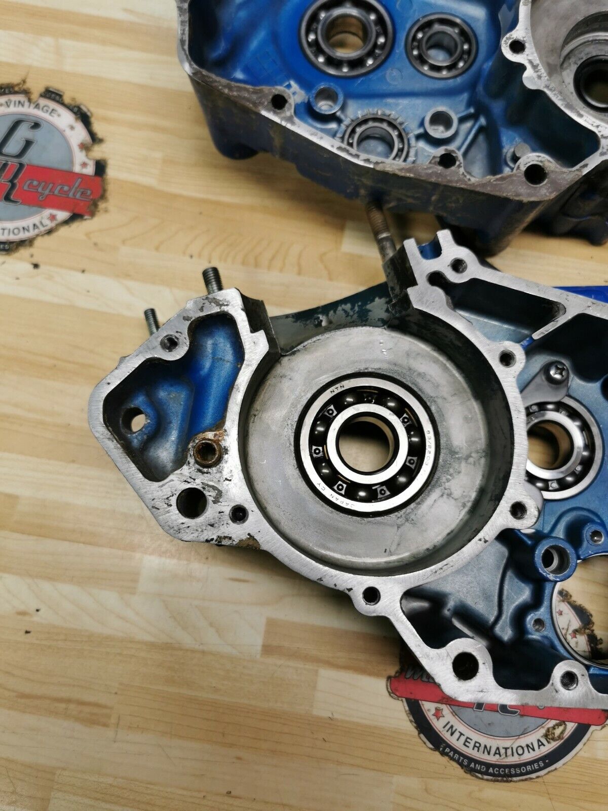 Suzuki RM125 1987 Crankcase crank case left right 1988