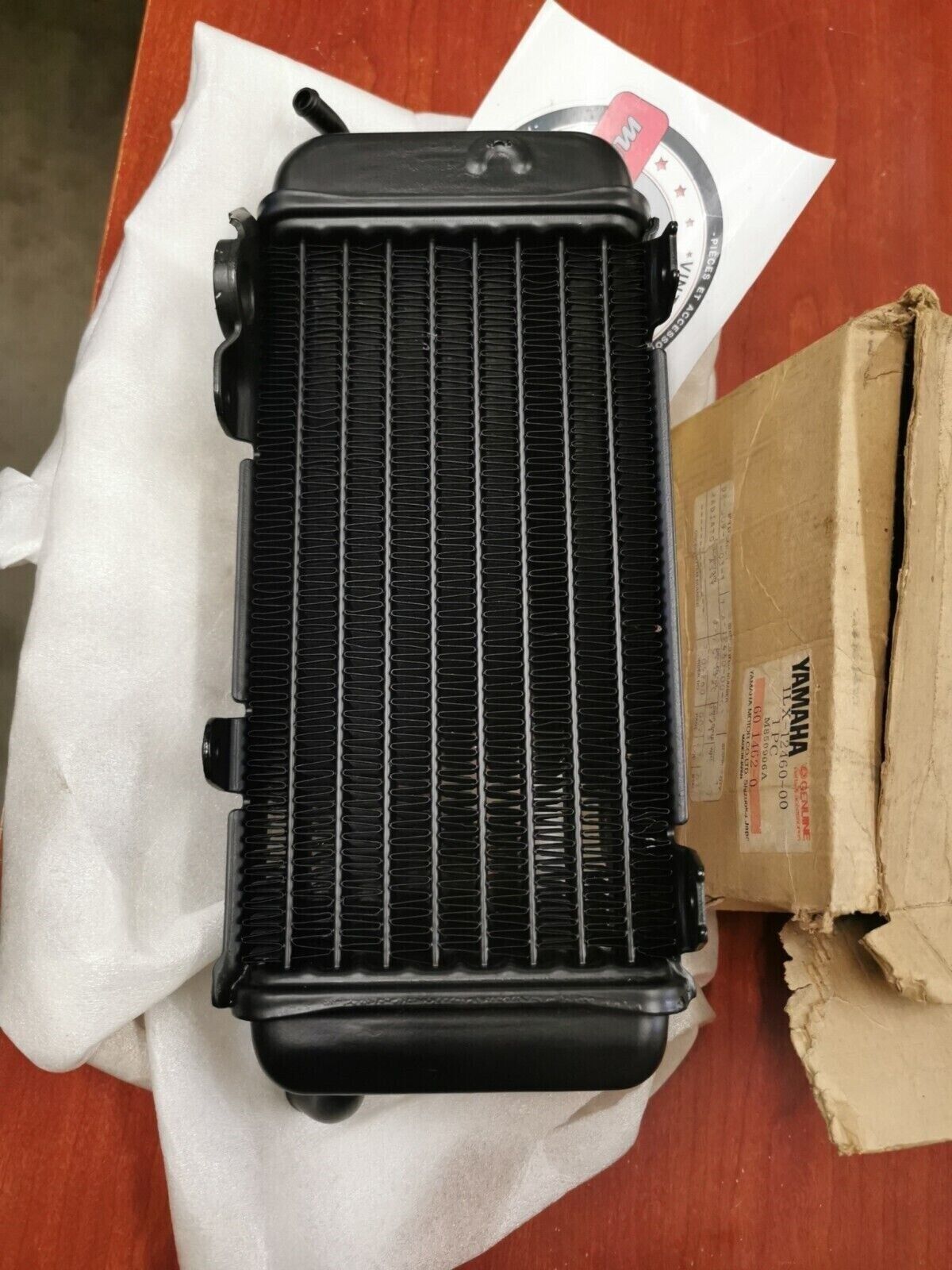 NOS Yamaha YZ250 YZ125 RADIATOR ASSY 2 1LX-12460-00-00 SUB. 1LX-1240A-01-00 Y85