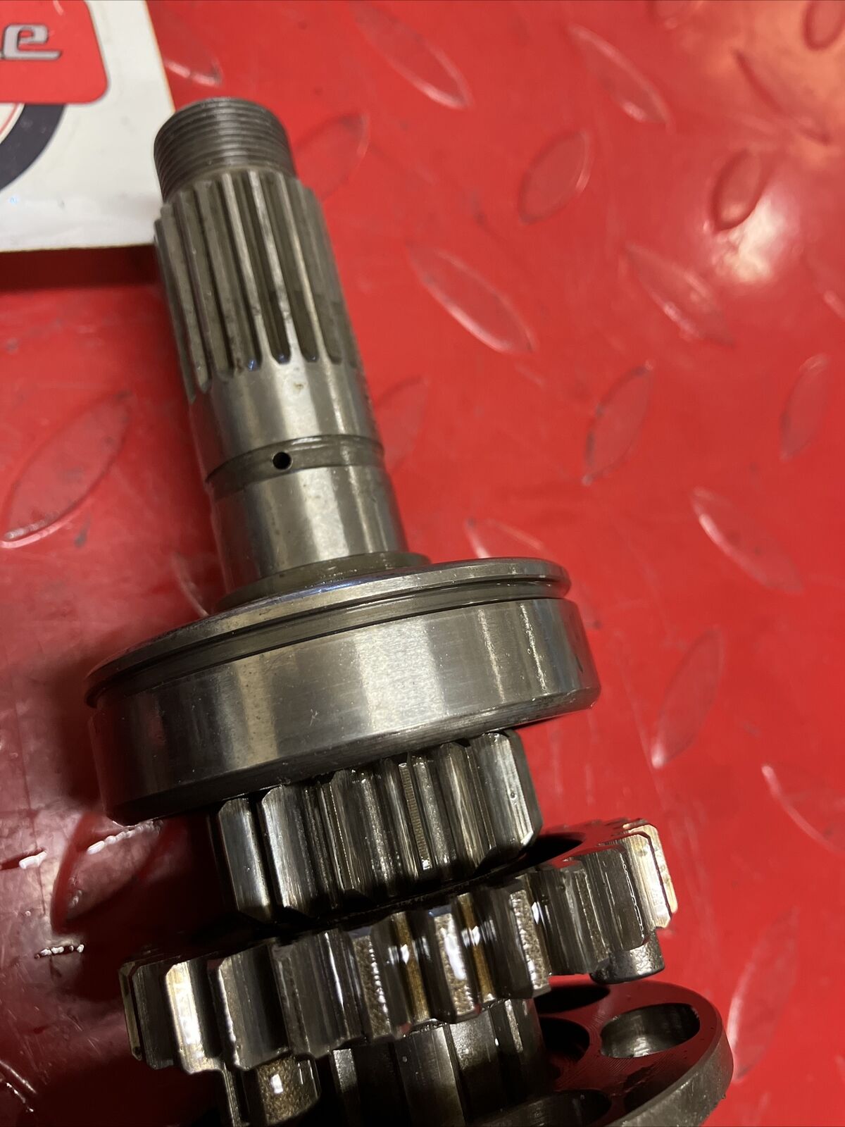 Honda XL250R 1982 transmission mainshaft countershaft shaft gear 1983