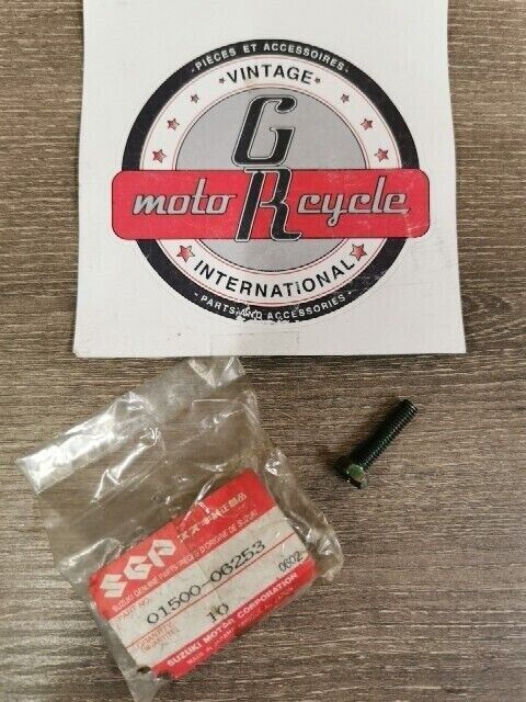 NOS SUZUKI AP50 AY50 DR125SE DR650SE GSX1100F GSX1300R BOLT 01500-06253 S46