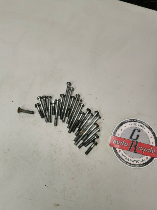 Yamaha DT125 1978 engine motor bottom end crankcase / cover bolt hardware