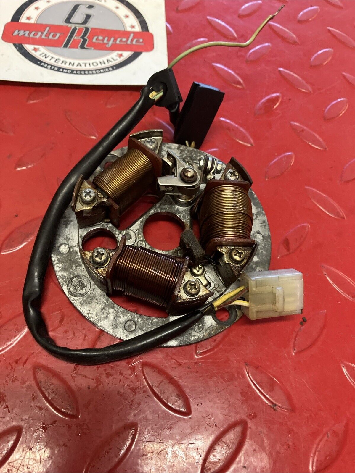 Honda MT125 1975 stator flywheel assy rotor magneto alternator 1974 1976