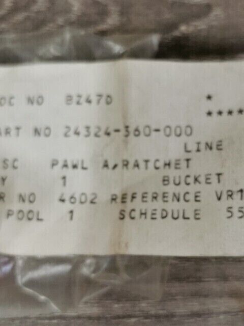 NOS HONDA ATC250R 1981 - 1984 CB750A CR125M  PAWL A RATCHET 24324-360-000 H76