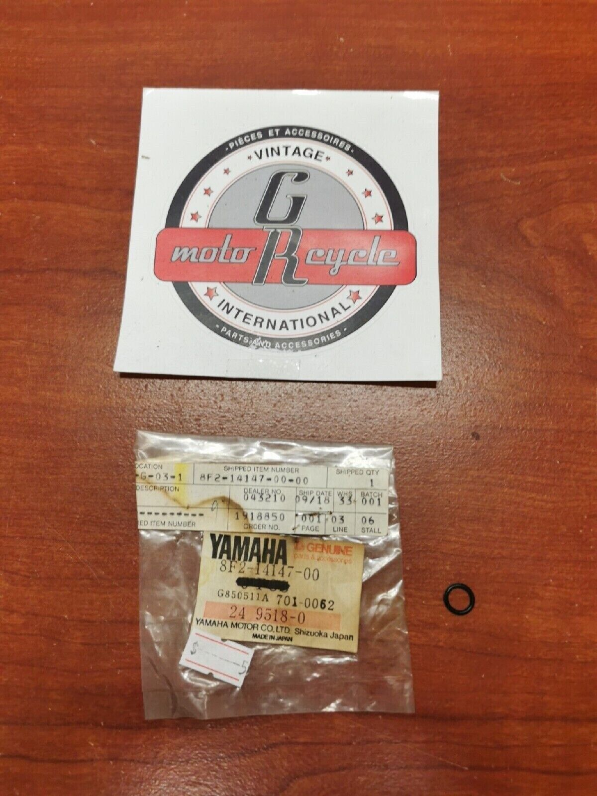 NOS Yamaha O RING 8F2-14147-00-00 Y68