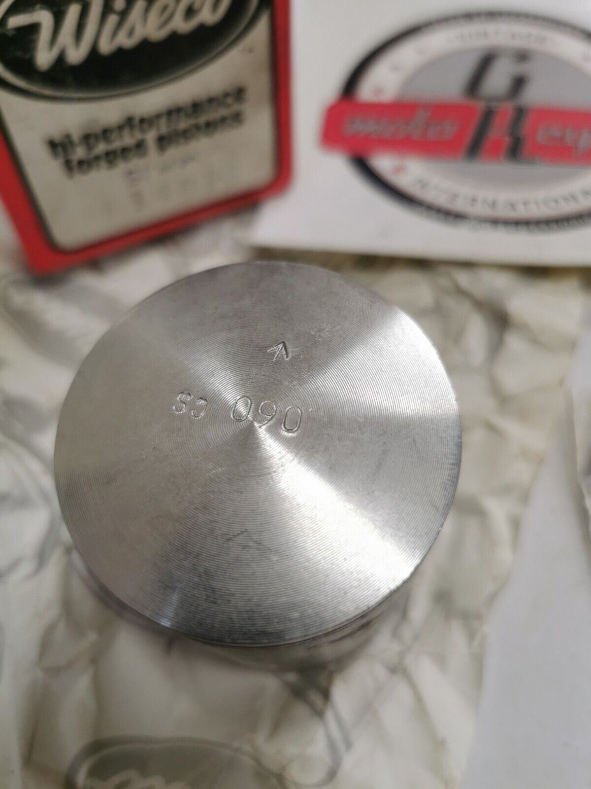 NOS WISECO KAWASAKI G4TR 1974 - 1976 PISTON KIT 060MM OVER 140P6 J20
