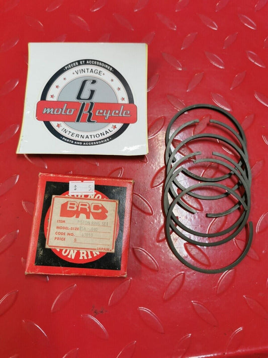 NOS BSA A65 PISTON RING SET KIT BSA 040 63853 A1