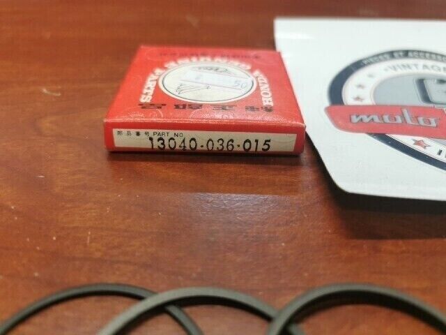 NOS Honda C50Z CD50 Z50 PISTON RING SET 0.75 13040-036-015 H78