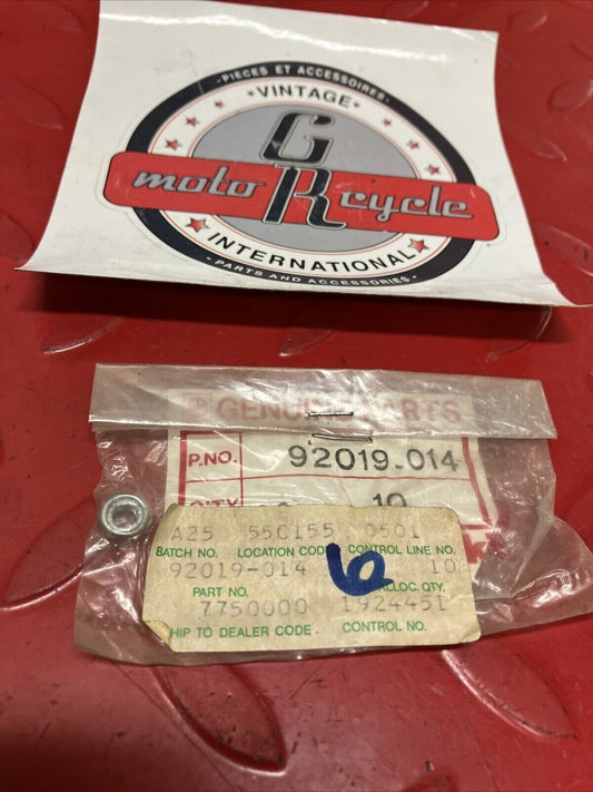 NOS KAWASAKI LOCK NUT 5MM 92019-014 K13