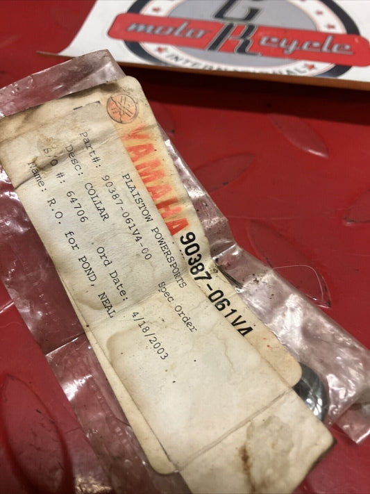 NOS YAMAHA MAIN STAND COLLAR 90387-061V4-00 SUB BY 5TA-27113-00-00 Y62